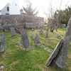 Slave cemetery behind St. Peter's Church, St. Georges, Bermuda